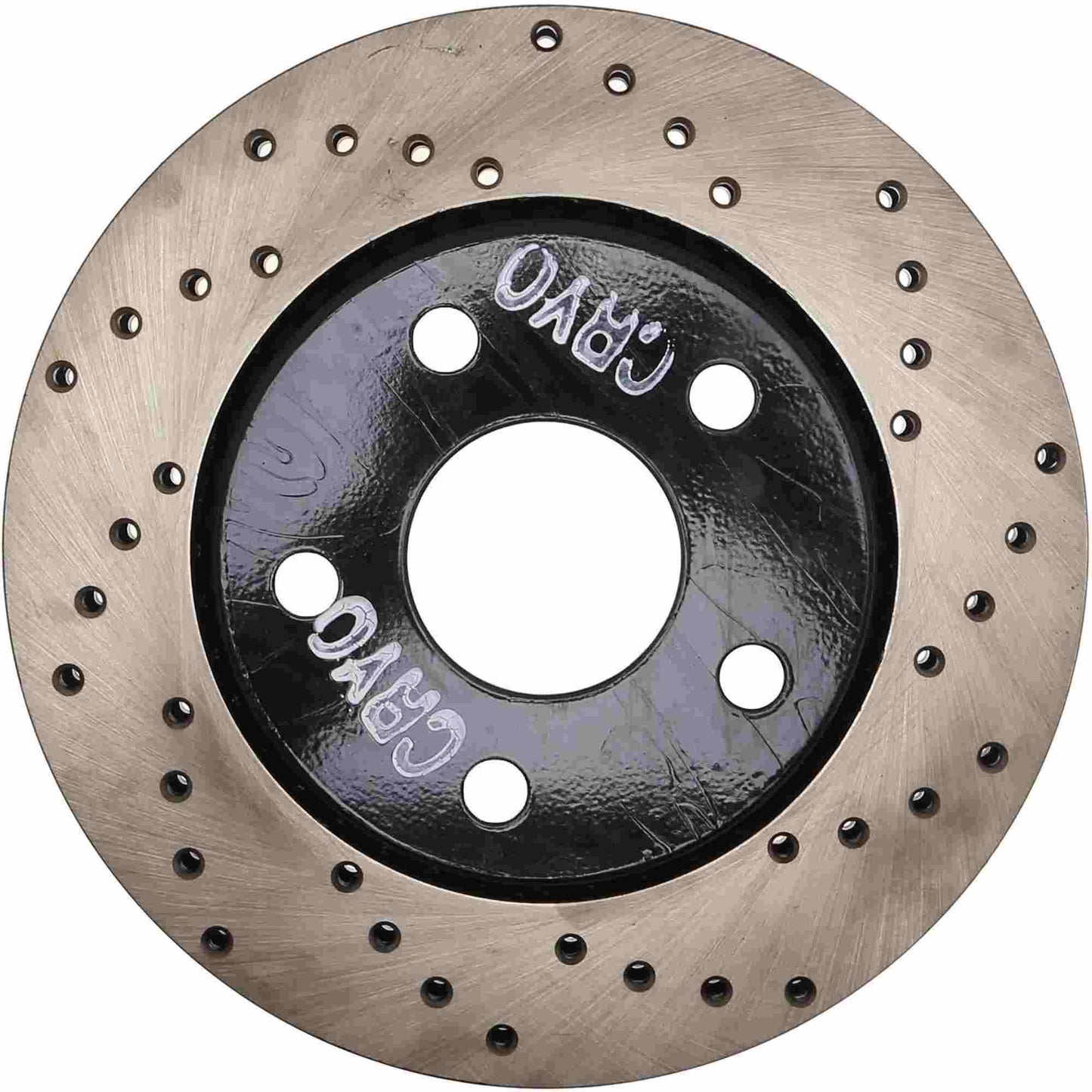 StopTech Sport Cryo Cross Drilled Brake Rotor; Front Left