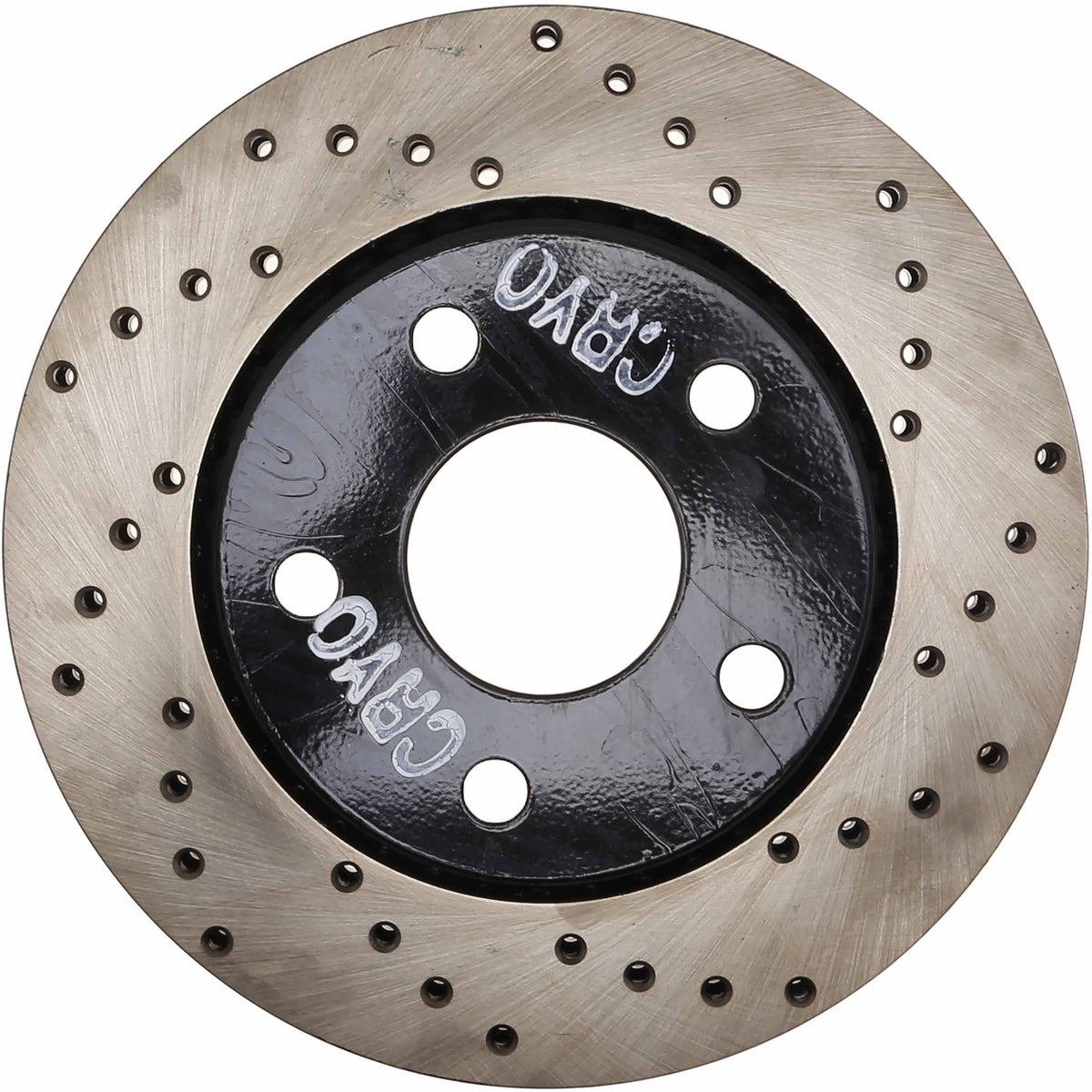 StopTech Sport Cryo Cross Drilled Brake Rotor; Front Left