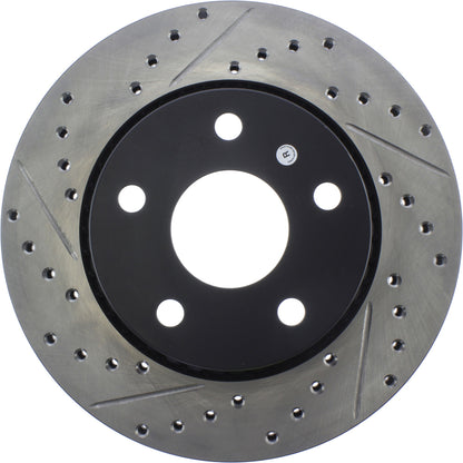 StopTech Sport Cryo Cross Drilled Brake Rotor; Front Right