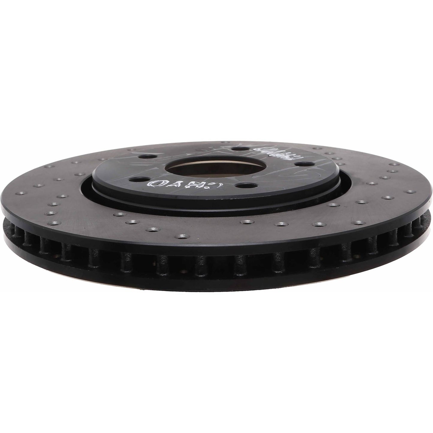 StopTech Sport Cryo Cross Drilled Brake Rotor; Front Left