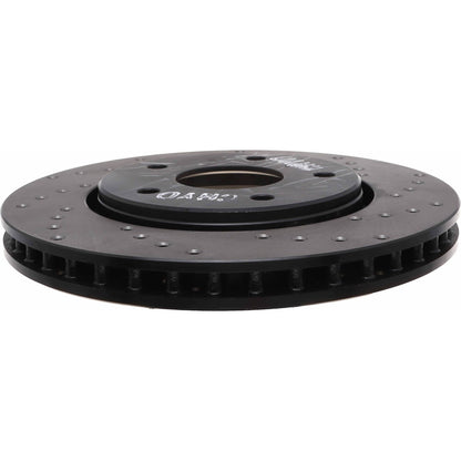 StopTech Sport Cryo Cross Drilled Brake Rotor; Front Left