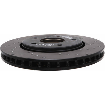 StopTech Sport Cryo Cross Drilled Brake Rotor; Front Left