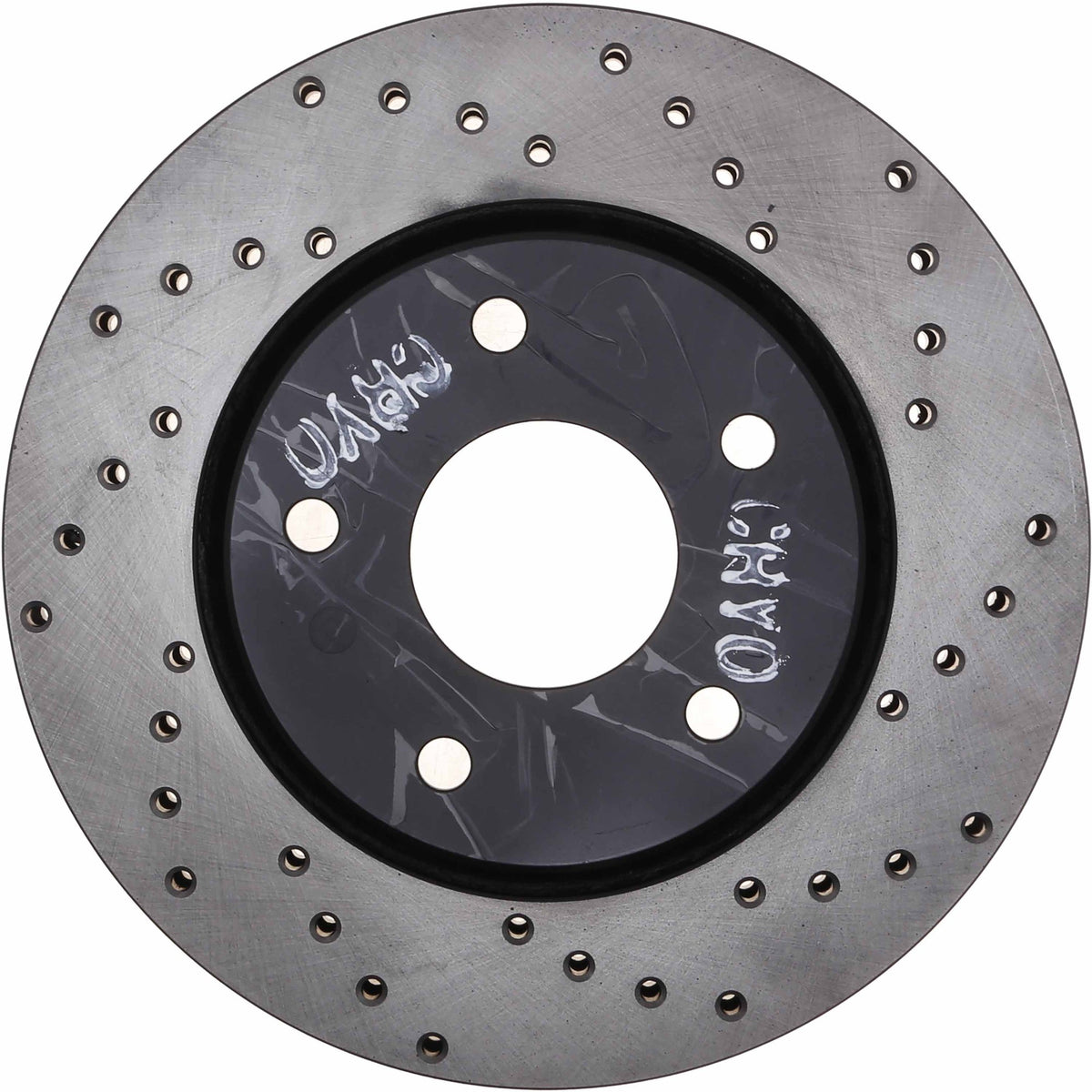 StopTech Sport Cryo Cross Drilled Brake Rotor; Front Left