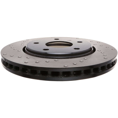 StopTech Sport Cryo Cross Drilled Brake Rotor; Front Right