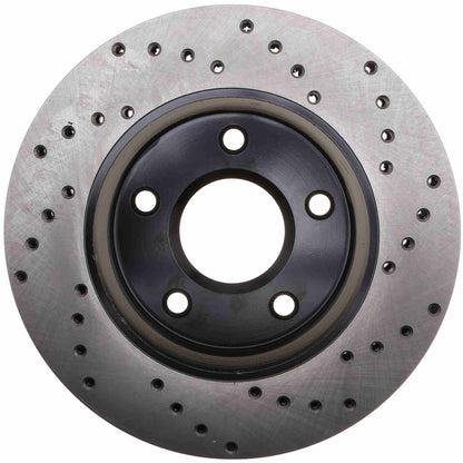StopTech Sport Cryo Cross Drilled Brake Rotor; Front Right
