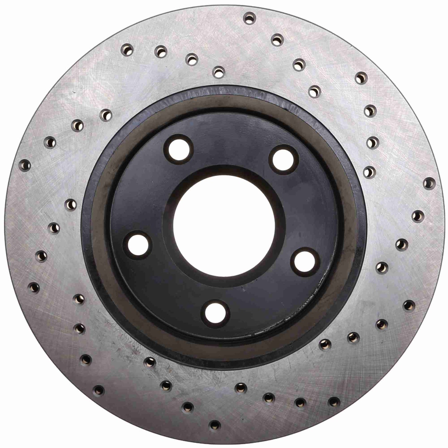 StopTech Sport Cross Drilled Brake Rotor; Front Right