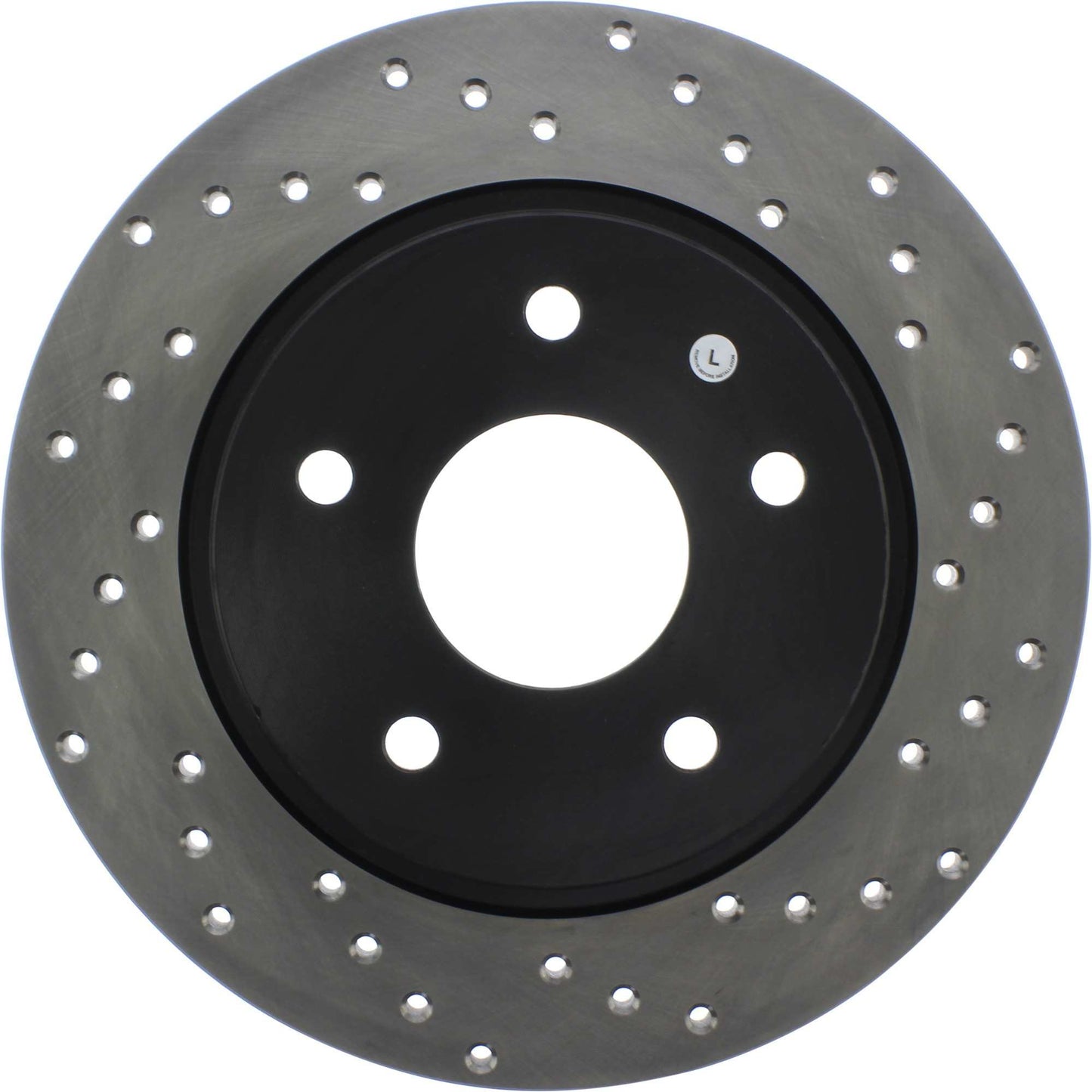 StopTech Sport Cryo Cross Drilled Brake Rotor; Rear Left