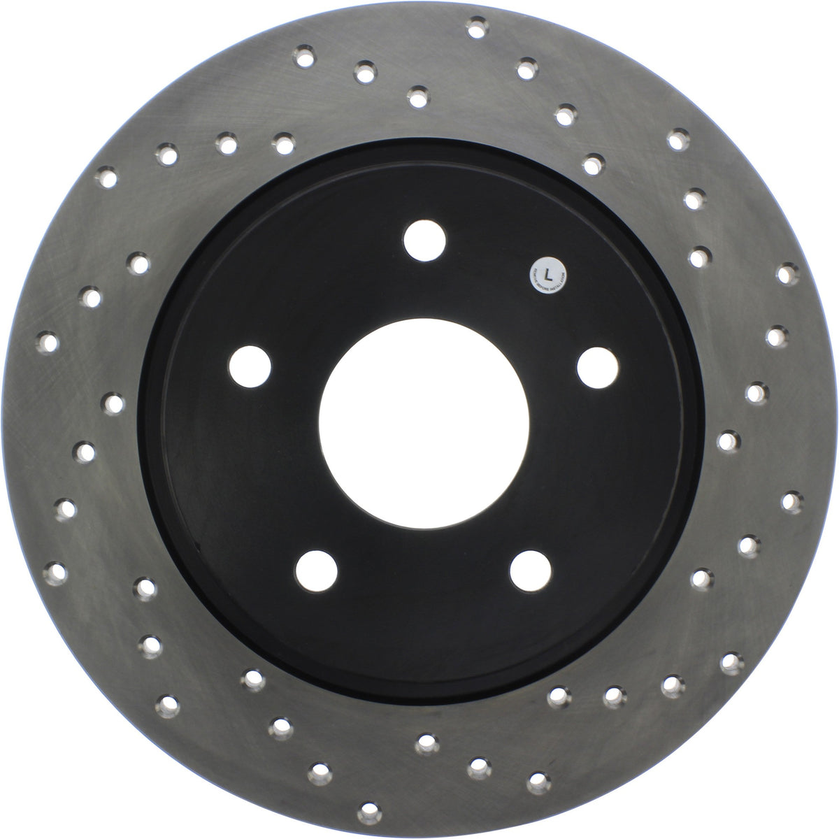 StopTech Sport Cryo Cross Drilled Brake Rotor; Rear Left