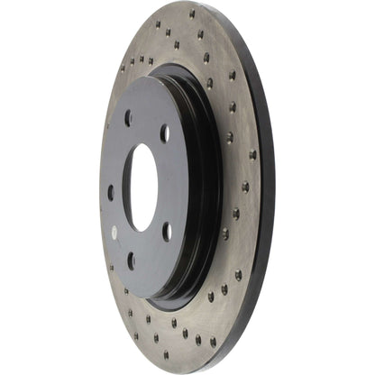 StopTech Sport Cryo Cross Drilled Brake Rotor; Rear Left