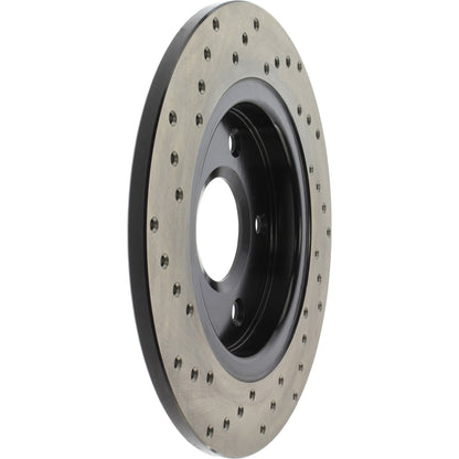 StopTech Sport Cryo Cross Drilled Brake Rotor; Rear Left