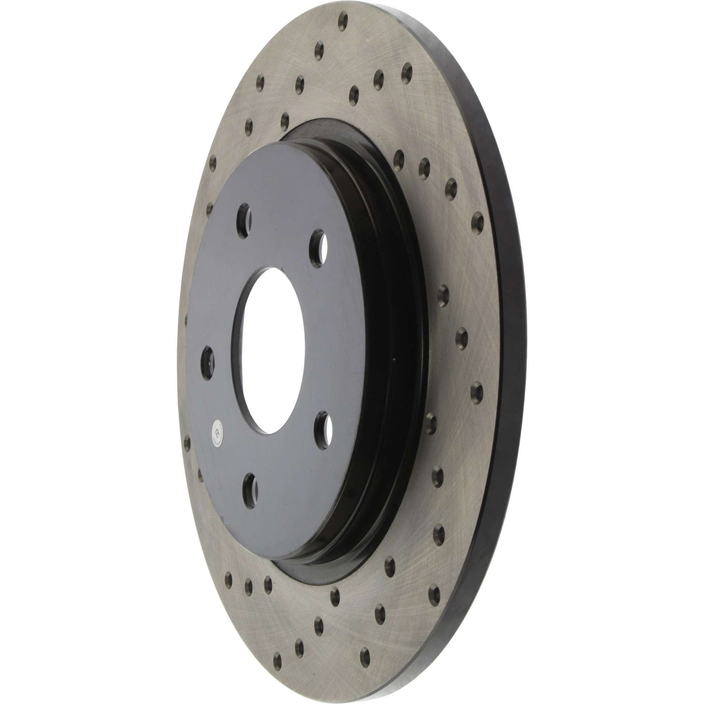 StopTech Sport Cross Drilled Brake Rotor; Rear Right