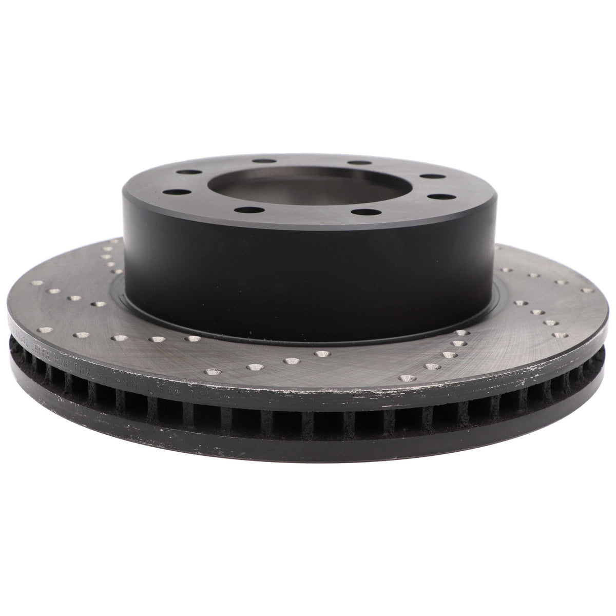 StopTech Sport Cross Drilled Brake Rotor; Front Right