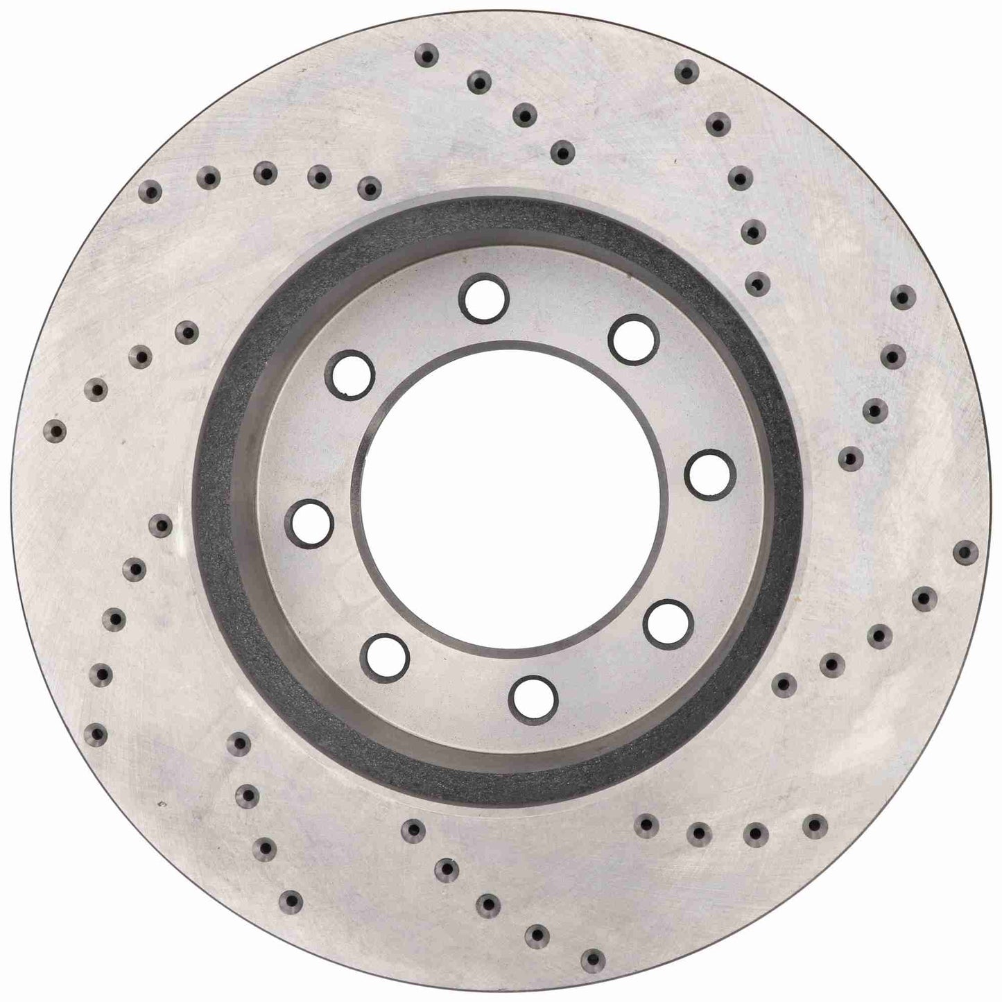 StopTech Sport Cross Drilled Brake Rotor; Front Right