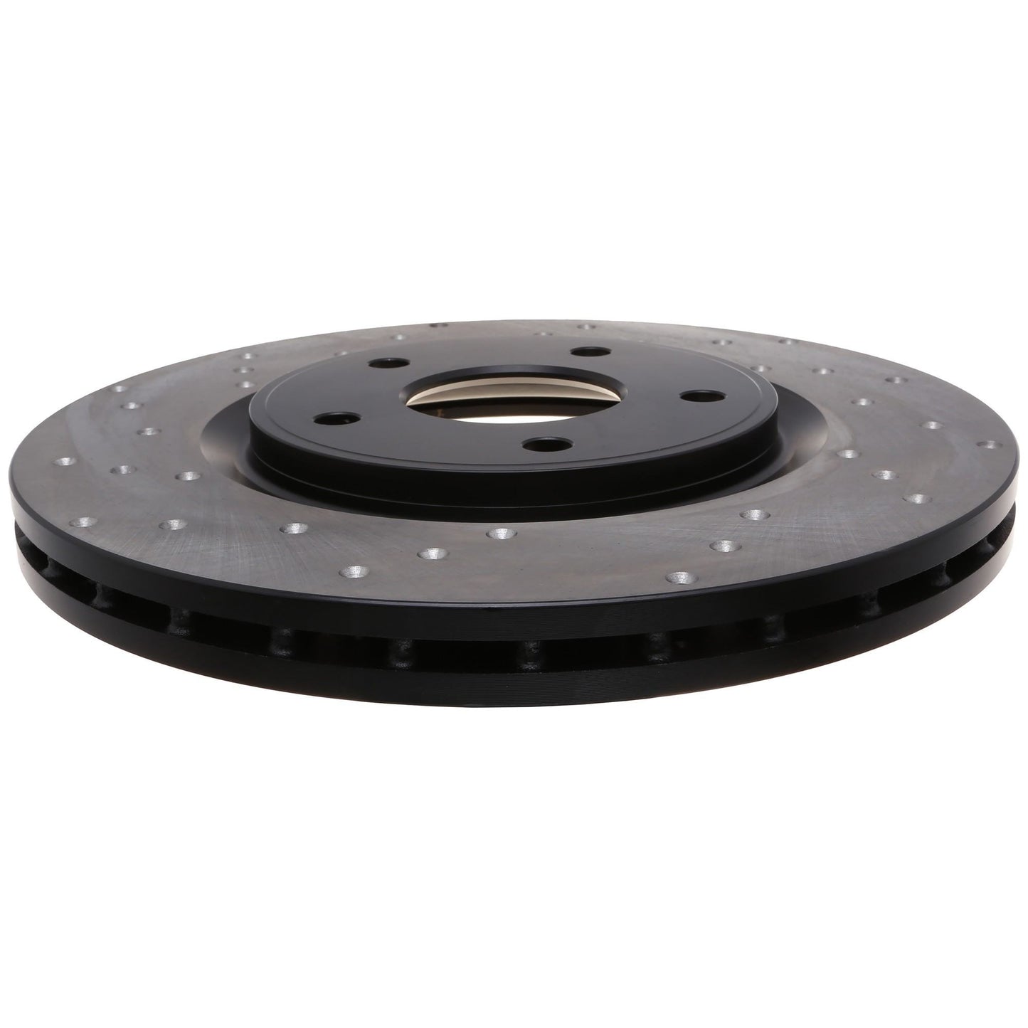 StopTech Sport Cross Drilled Brake Rotor; Front Right