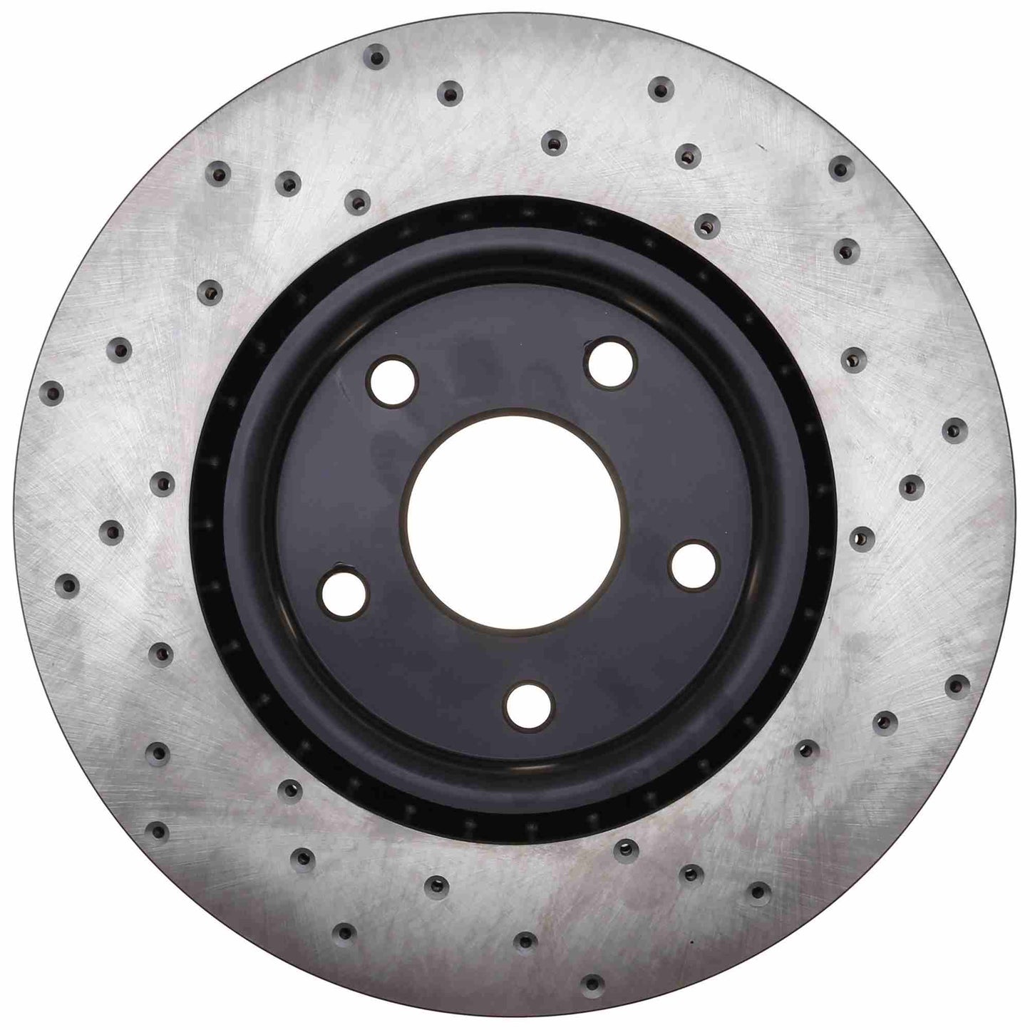StopTech Sport Cross Drilled Brake Rotor; Front Right