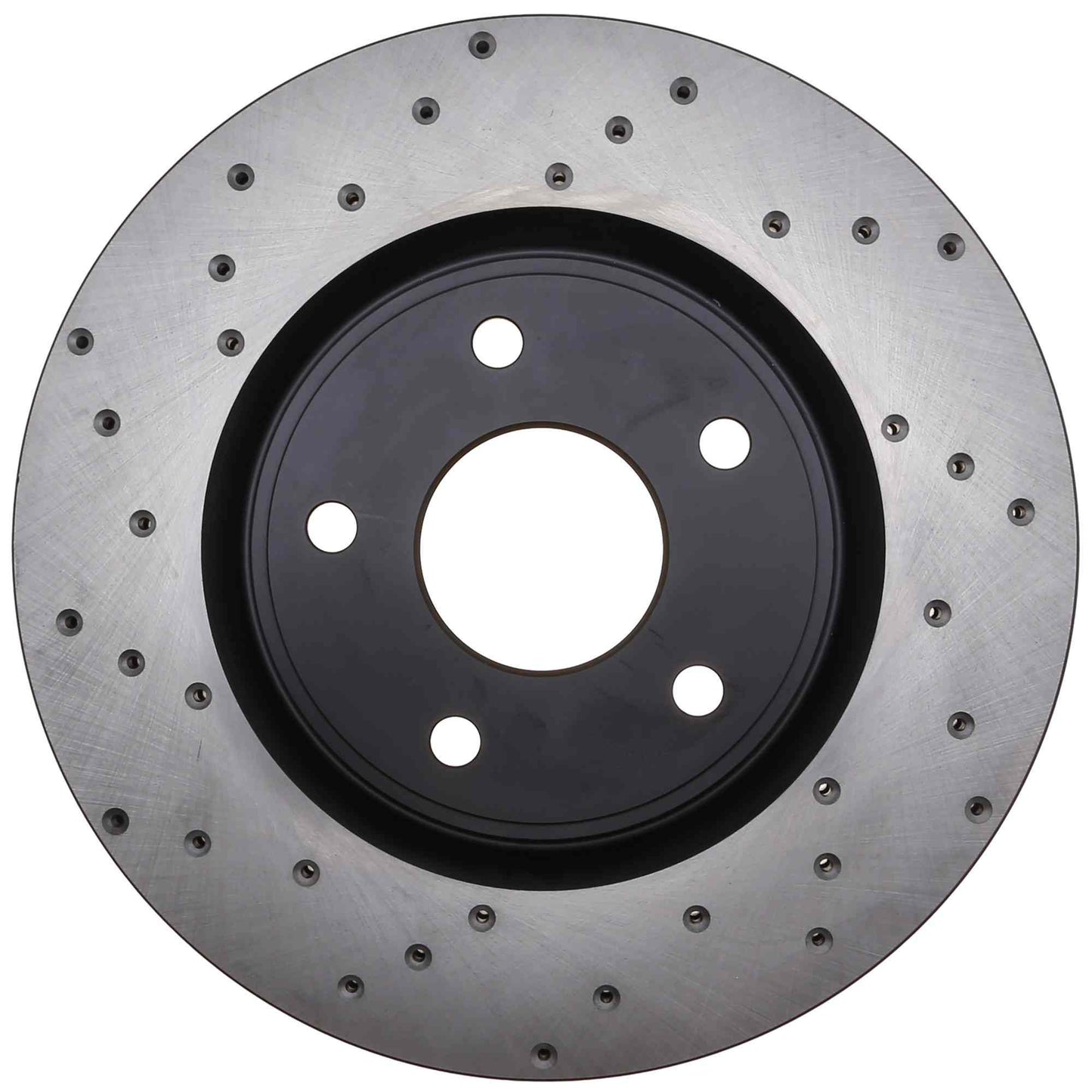 StopTech Sport Cross Drilled Brake Rotor; Front Right