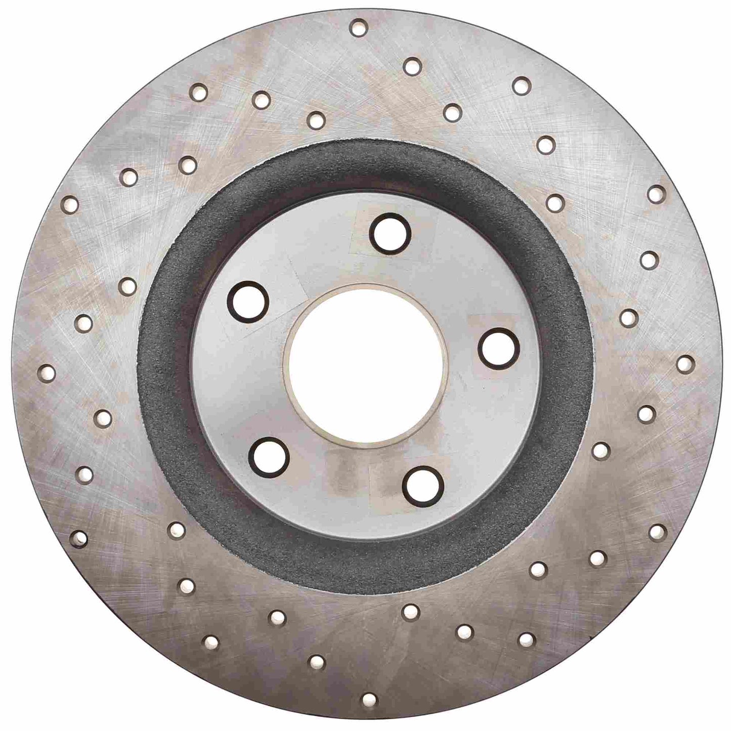 StopTech Sport Cross Drilled Brake Rotor; Rear Right