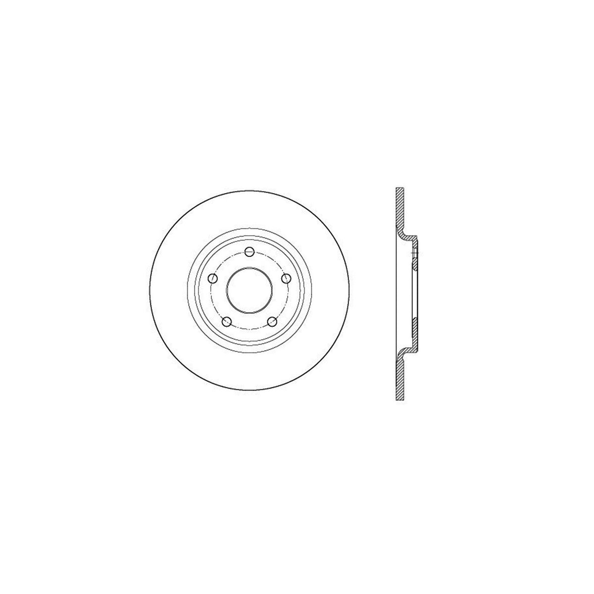 StopTech Sport Cross Drilled Brake Rotor; Rear Right