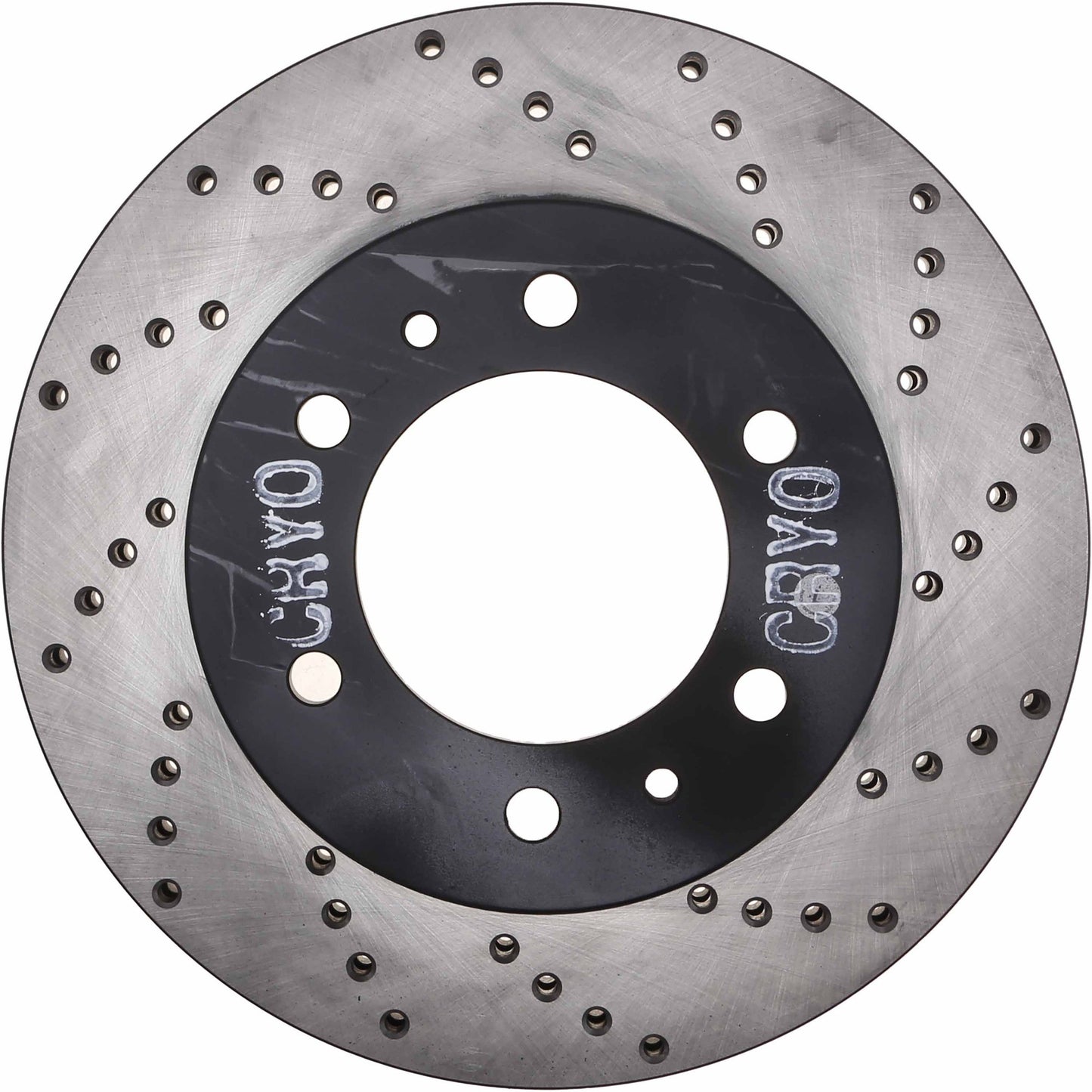 StopTech Sport Cryo Cross Drilled Brake Rotor; Front Left