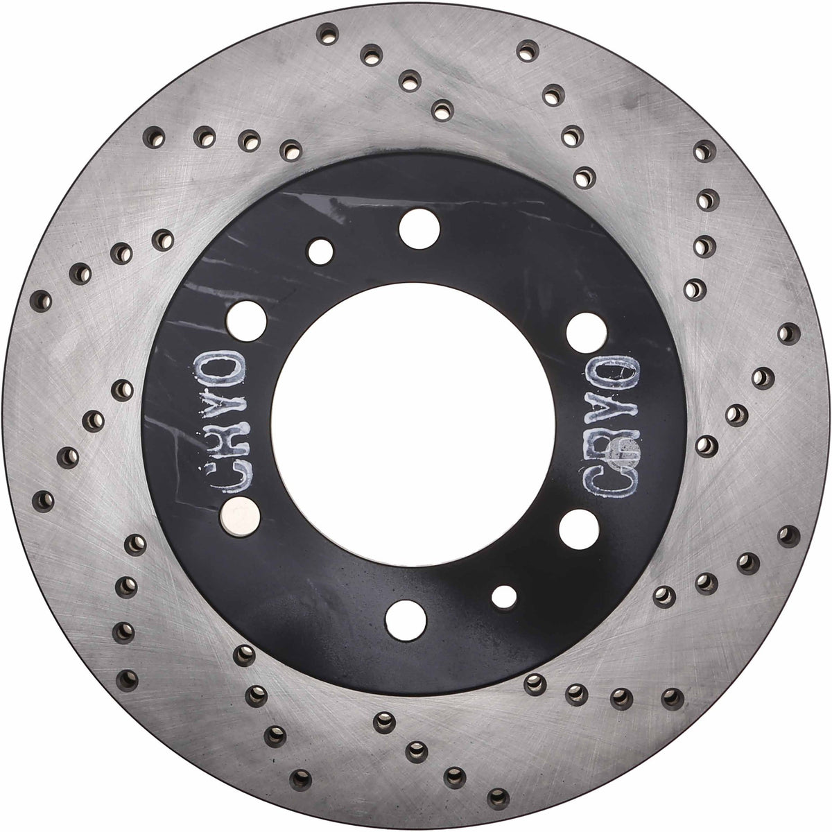 StopTech Sport Cryo Cross Drilled Brake Rotor; Front Left