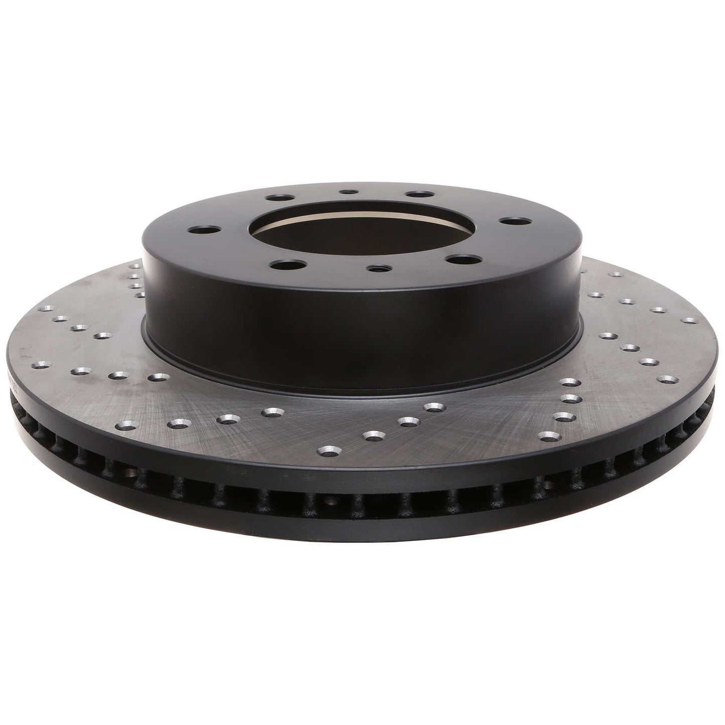 StopTech Sport Cross Drilled Brake Rotor; Front Right