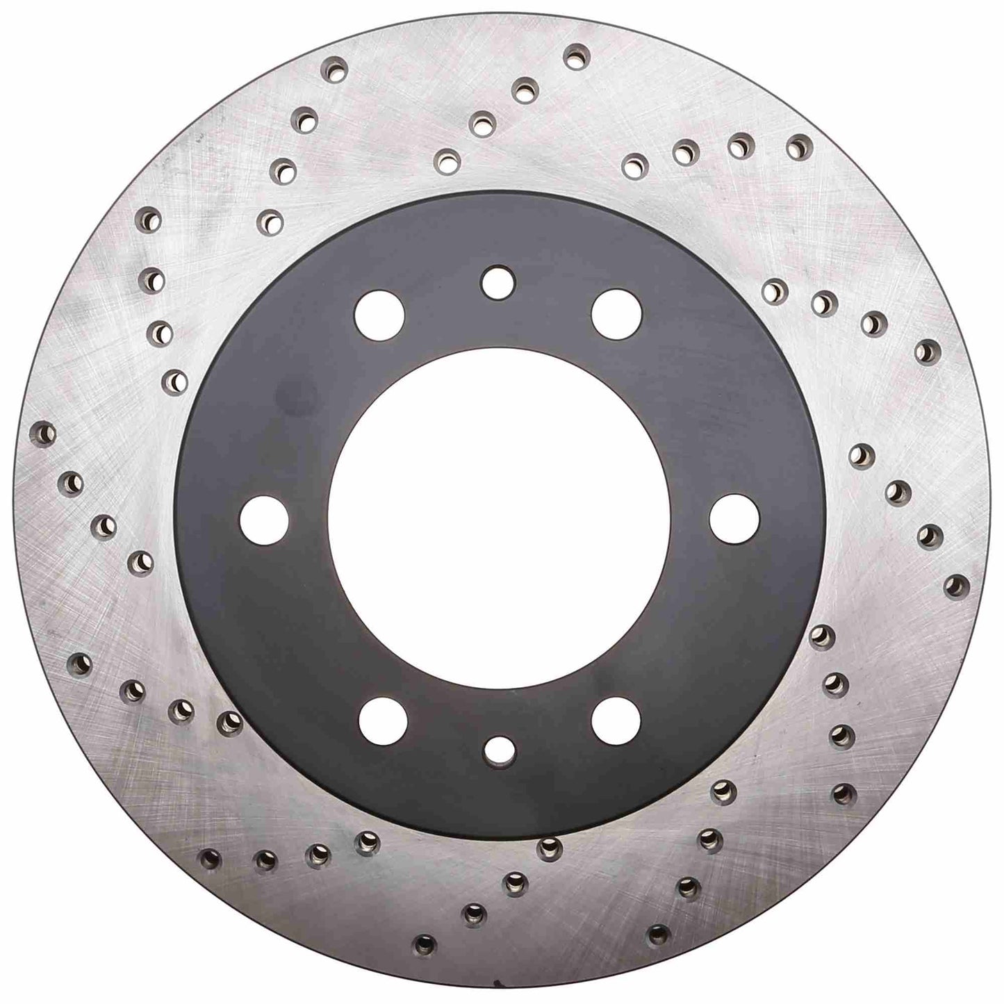 StopTech Sport Cross Drilled Brake Rotor; Front Right