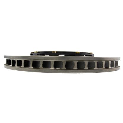 StopTech Aerorotor 2 Piece Black Hat No Rotor Coating Slotted; Front Right