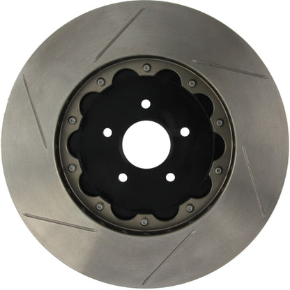 StopTech 05-14 Ford Mustang GT w/ Brembo AeroRotor Direct Replacement 2pcs Slotted Left Front Rotor 129.61089.13