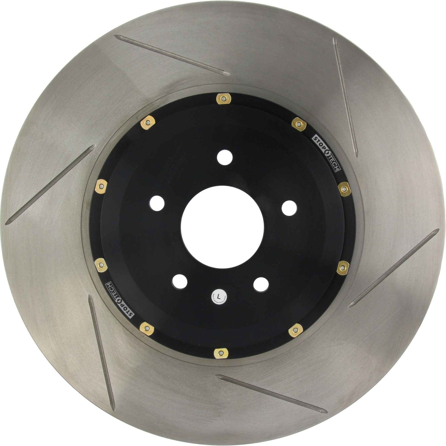 StopTech 03-06 / 08-10 / 13-17 Dodge Viper Front Left Slotted 2 Piece Aero Rotor 129.63074.33