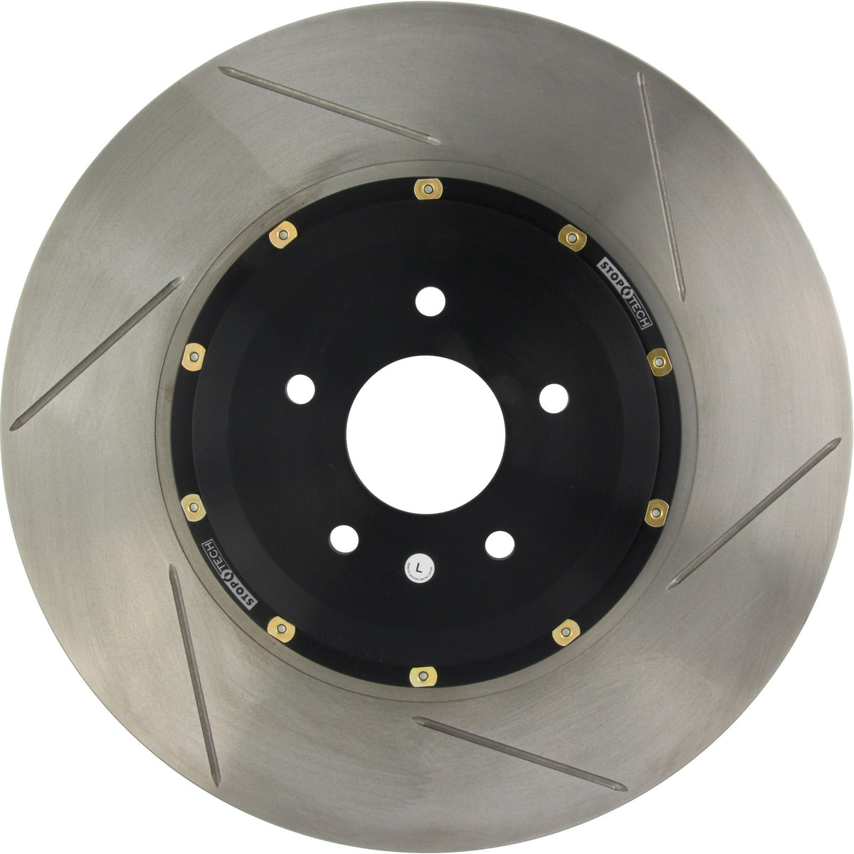 StopTech 03-06 / 08-10 / 13-17 Dodge Viper Front Left Slotted 2 Piece Aero Rotor 129.63074.33