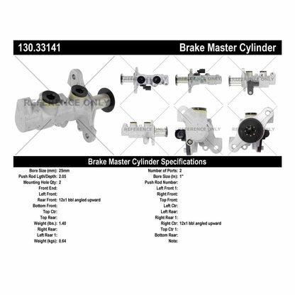 Centric Parts Brake Master Cylinder 130.33141