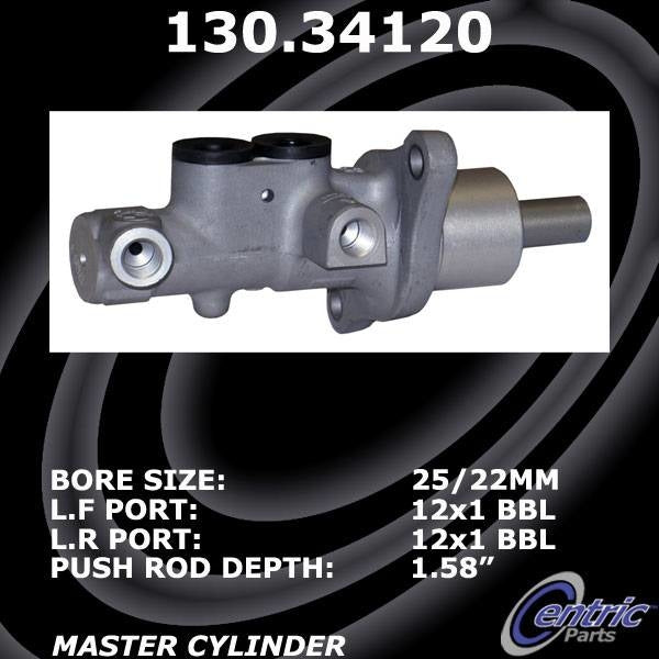 Centric Parts Premium Brake Master Cylinder 130.34120