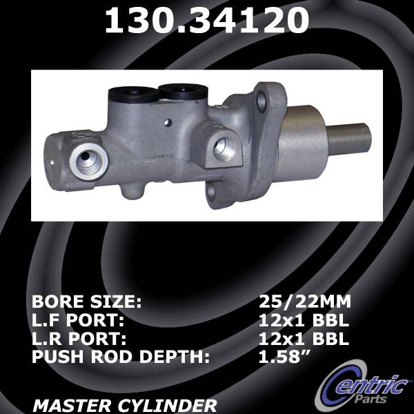Centric Parts Brake Master Cylinder