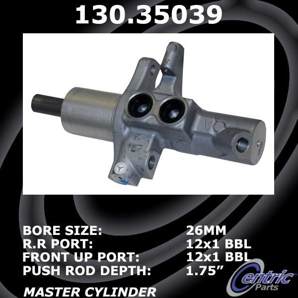 StopTech Premium Brake Master Cylinder 130.35039