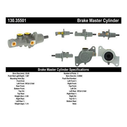 Centric Parts Premium Brake Master Cylinder for 2003-2006 Dodge Sprinter 2500/3500 Freightliner Sprinter 2500/3500 130.35501