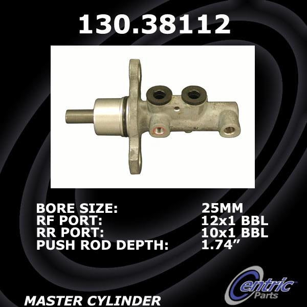 Centric Parts Premium Brake Master Cylinder 130.38112