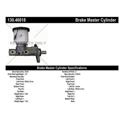 Stoptech Centric Premium Brake Master Cylinder 130.40018