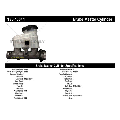 Stoptech Centric Premium Brake Master Cylinder 130.40041