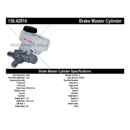 Stoptech Centric Premium Brake Master Cylinder 130.42810