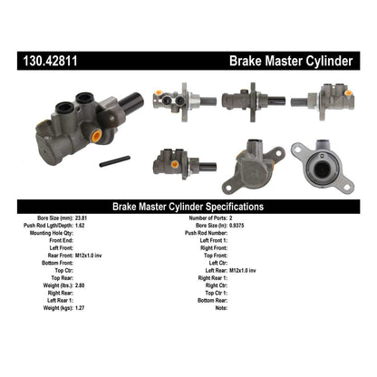 Centric Parts Premium Brake Master Cylinder 130.42811