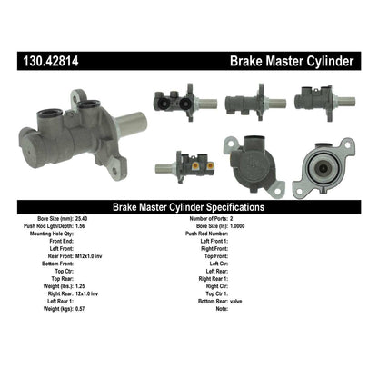 Centric Parts Brake Master Cylinder Premium 130.42814