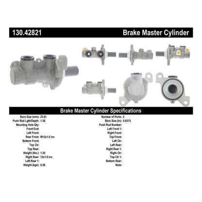 Stoptech Centric Premium Brake Master Cylinder 130.42821
