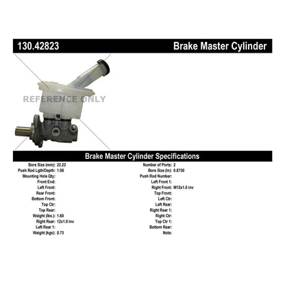 Centric Parts Premium Brake Master Cylinder 130.42823