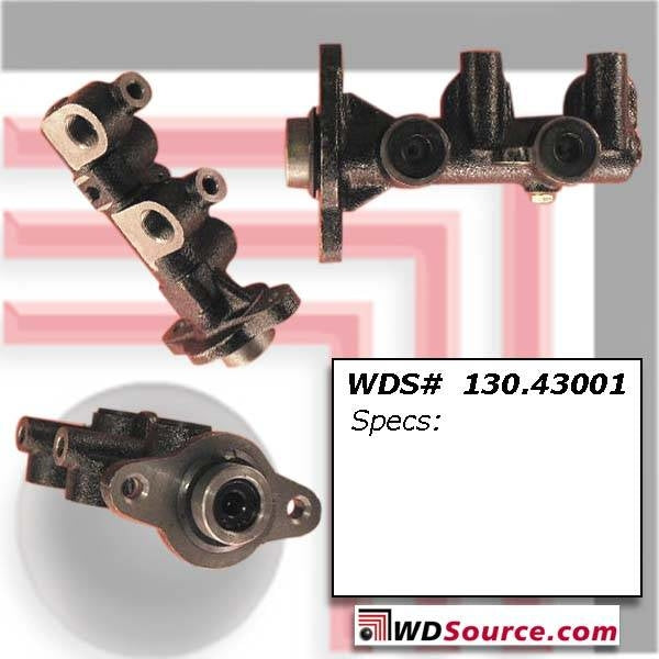 Centric Parts Premium Brake Master Cylinder 130.43001