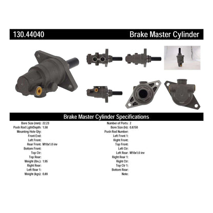 Centric Parts Brake Master Cylinder Premium 130.44040
