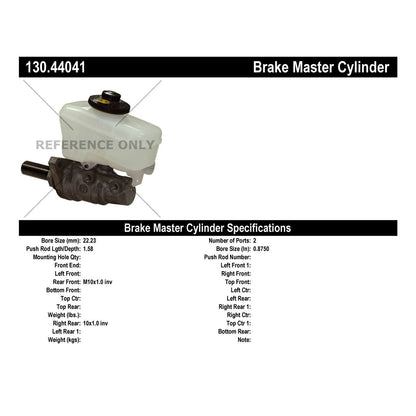 Stoptech Centric 13-15 Lexus IS Premium Brake Master Cylinder 130.44041