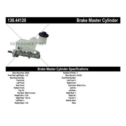 Centric Parts Premium Brake Master Cylinder 130.44120