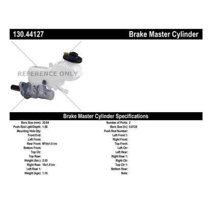 Centric Parts Brake Master Cylinder 130.44127