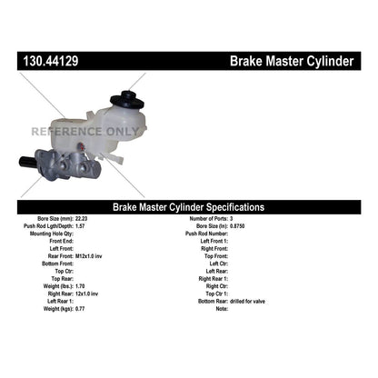 Centric Parts Premium Brake Master Cylinder 130.44129