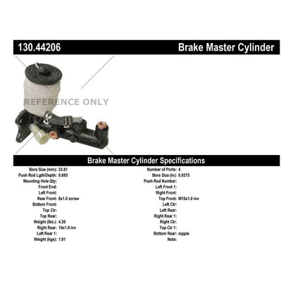 Centric Parts Brake Master Cylinder 130.44206